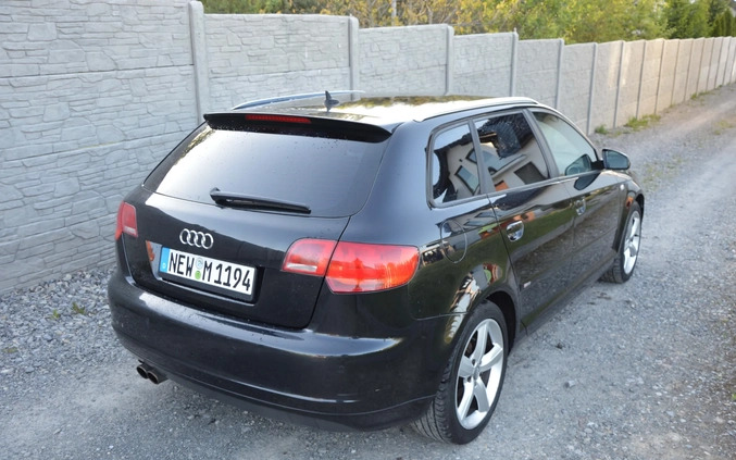 Audi A3 cena 25900 przebieg: 226469, rok produkcji 2008 z Olkusz małe 106